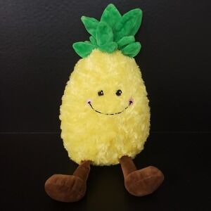 Silver One‎ Pineapple Plush Huggable Ones 12" Stuffed Animal Food Fruit W/ Legs